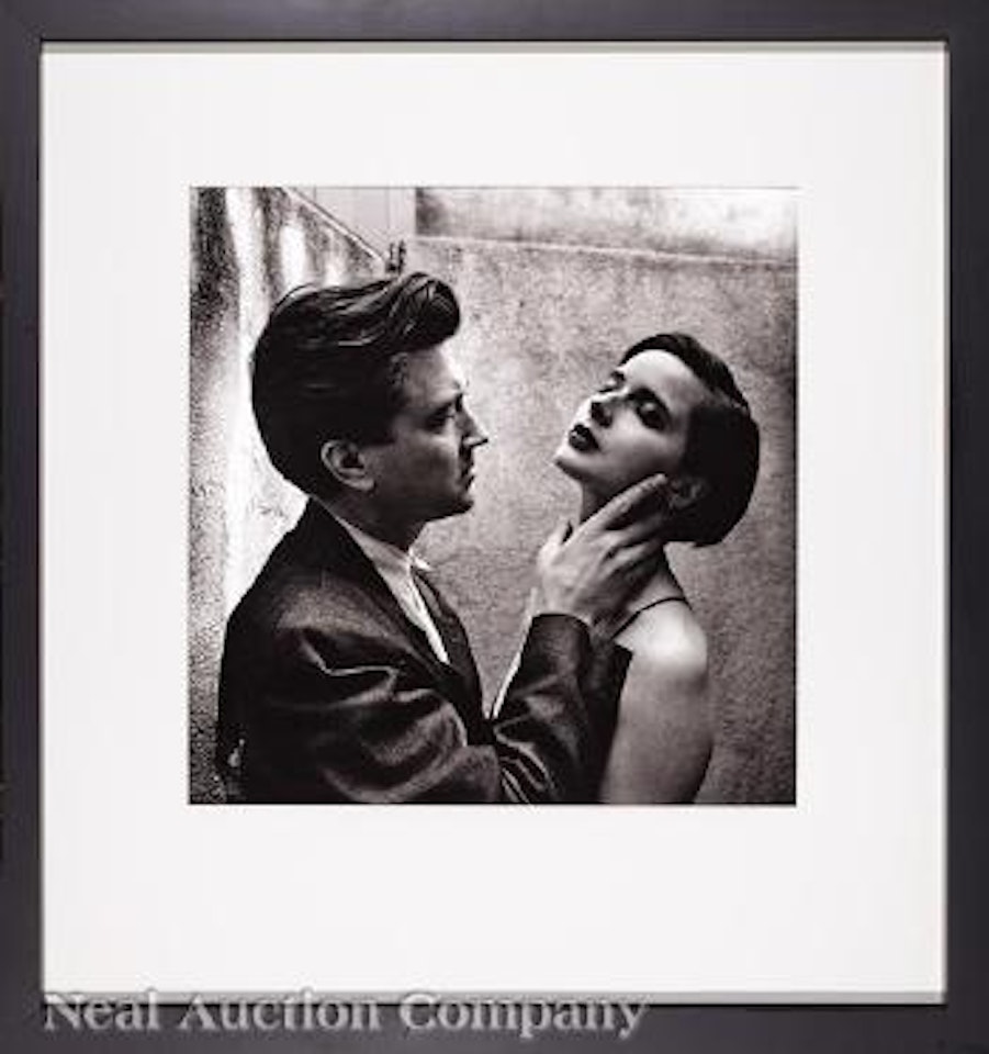David Lynch and Isabella Rossellini, Los Angeles, 1988 by Helmut Newton