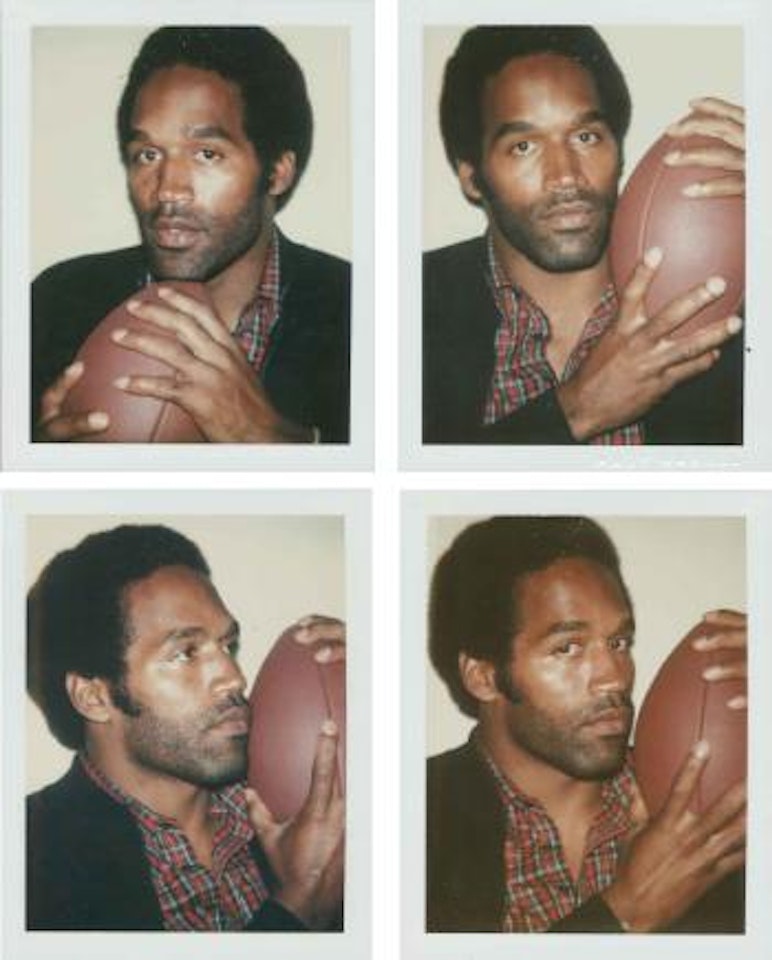 O.J. Simpson by Andy Warhol