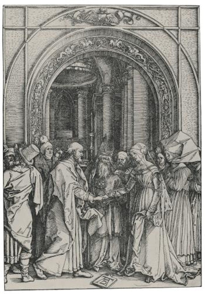 The Betrothal of The Virgin (B. 82; M., Holl. 194) by Albrecht Dürer