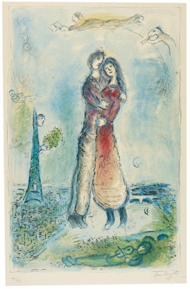 Joy (M. 976) by Marc Chagall
