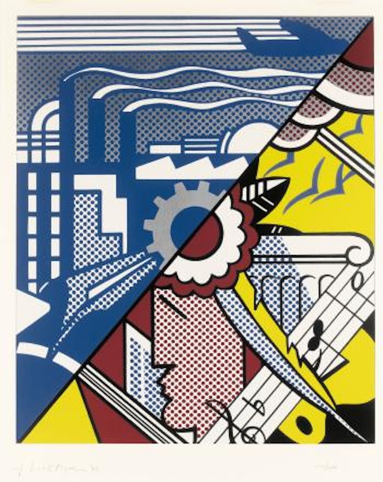 Industry And The Arts (I) (C. 85) by Roy Lichtenstein