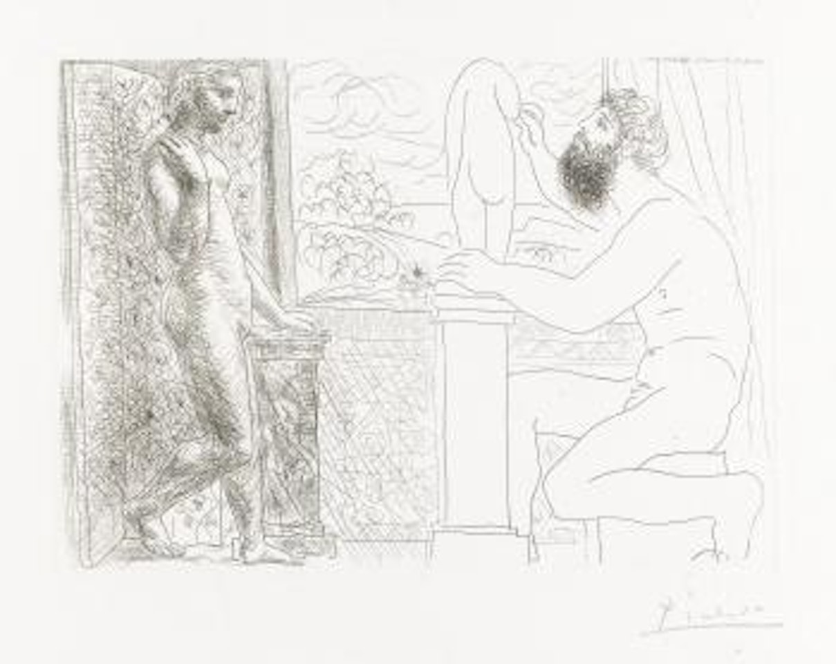 Sculpteur Et Son ModÃ¨le Devant Une FenÃªtre (Bloch 168; Baer 321) by Pablo Picasso