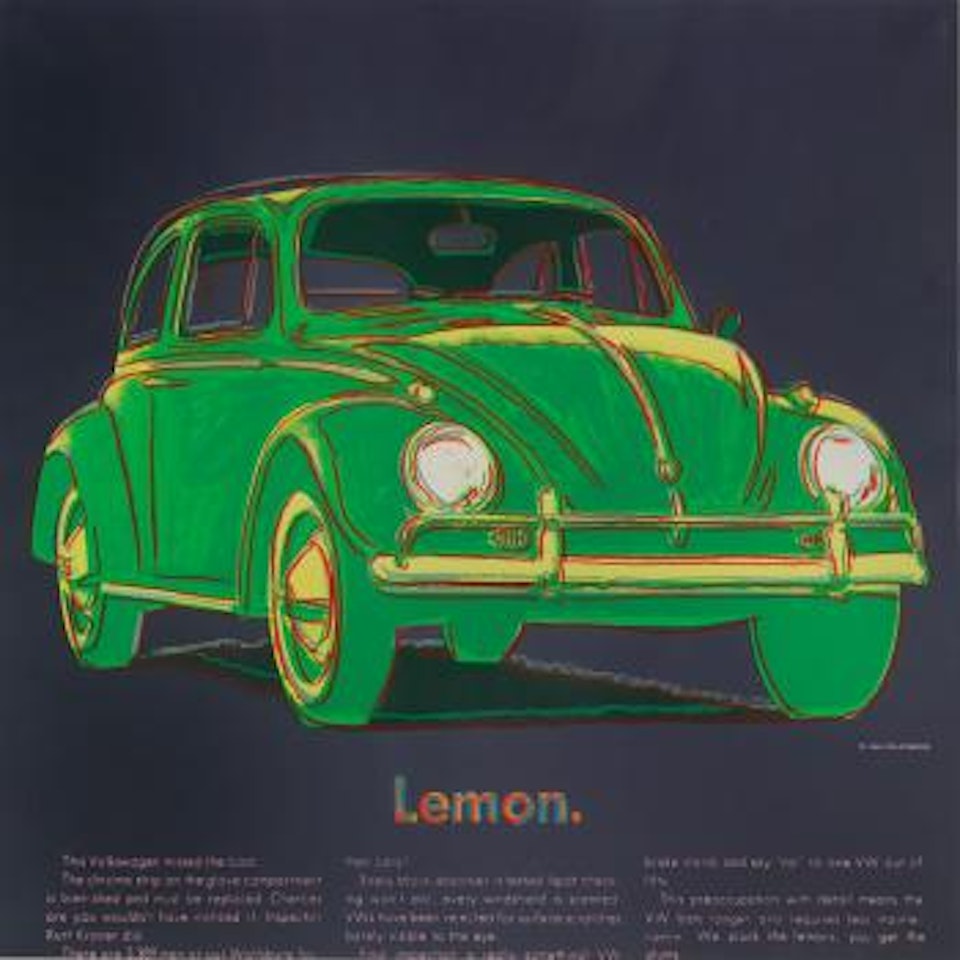 Volkswagen (F. & S. II.358) by Andy Warhol