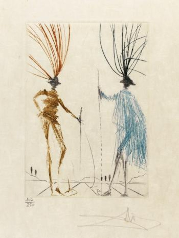 Much Ado About Shakespeare (M. & L. 390-405; F. 71-1) by Salvador Dali