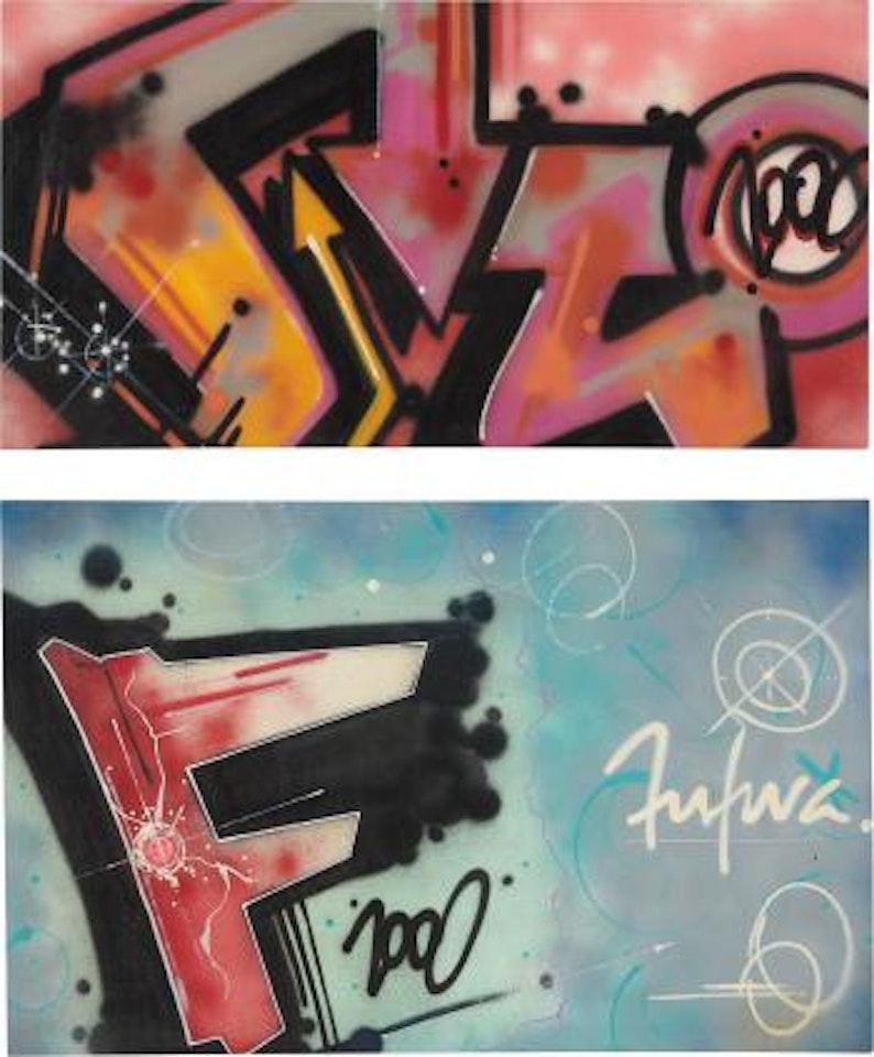 Two works: Untitled; 1981 by Futura