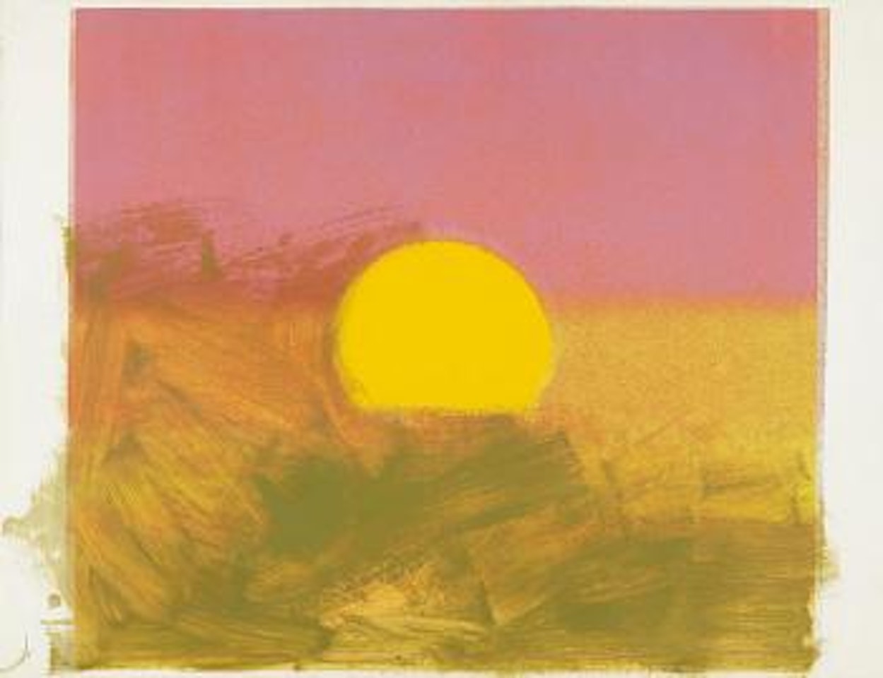 Sunset, 1972 by Andy Warhol