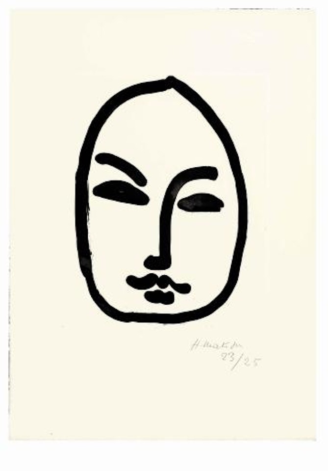 Masque d’après D.A. I by Henri Matisse