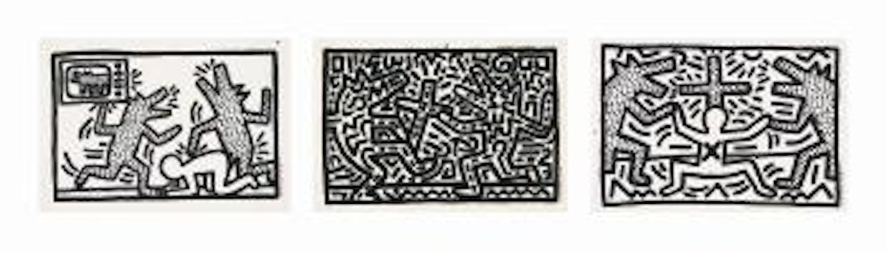 Untitled 1-6 by Keith Haring