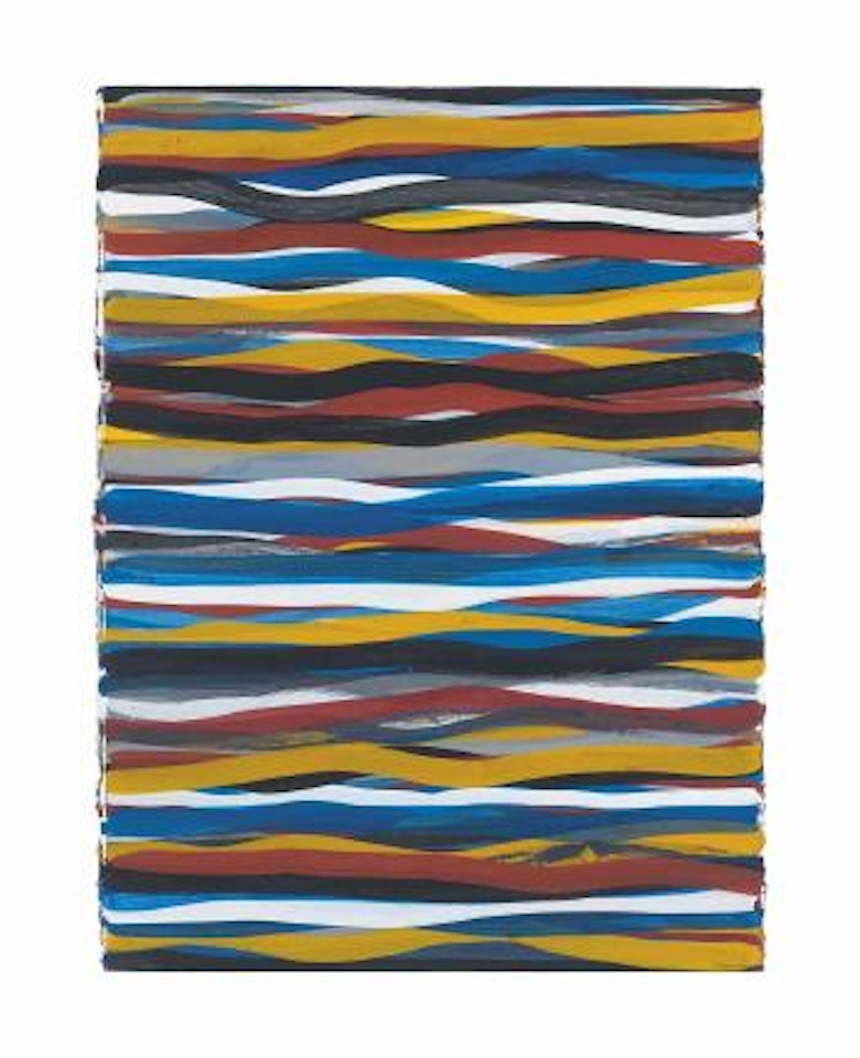 Horizontal Brush Strokes by Sol LeWitt