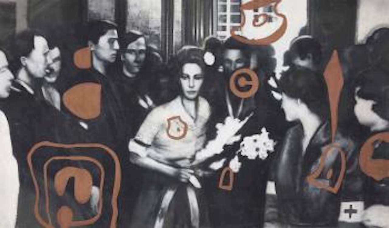 The Partisan Wedding by David Salle