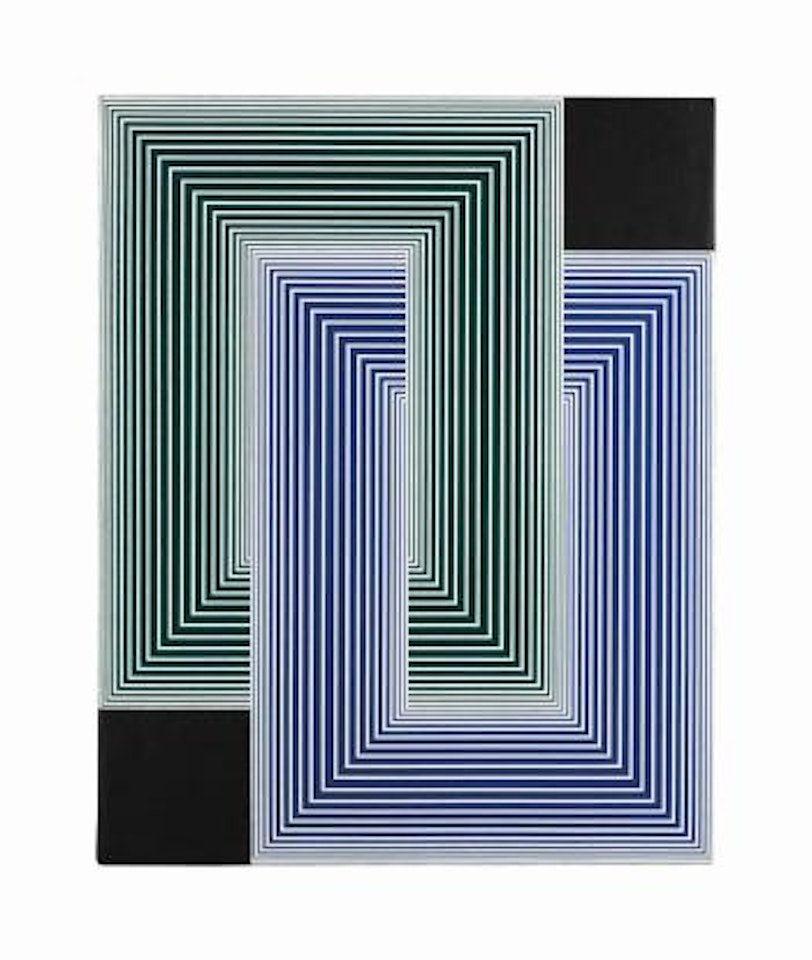 Green and Blue at Midnight by Richard Anuszkiewicz