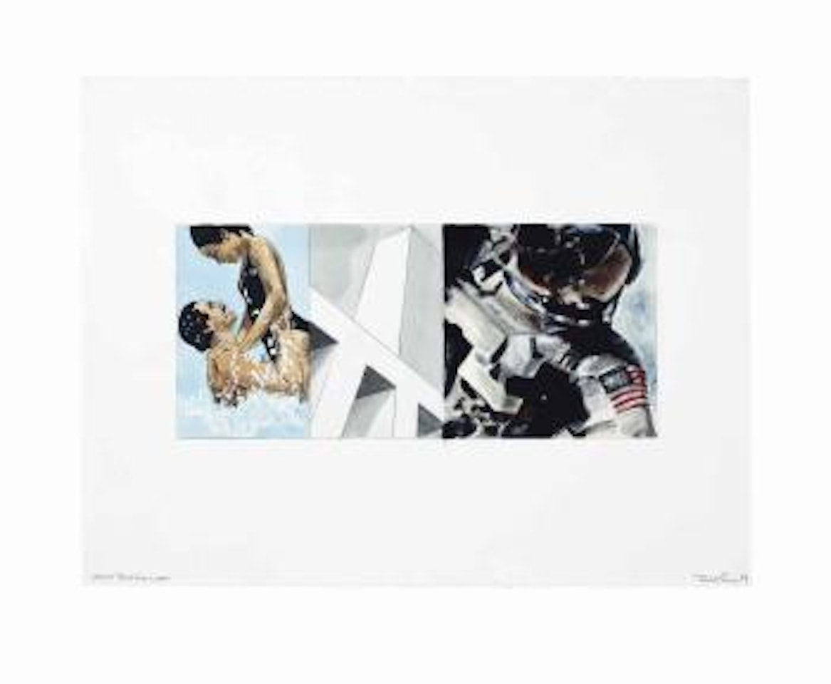 Study for Rock for Light by Robert Longo
