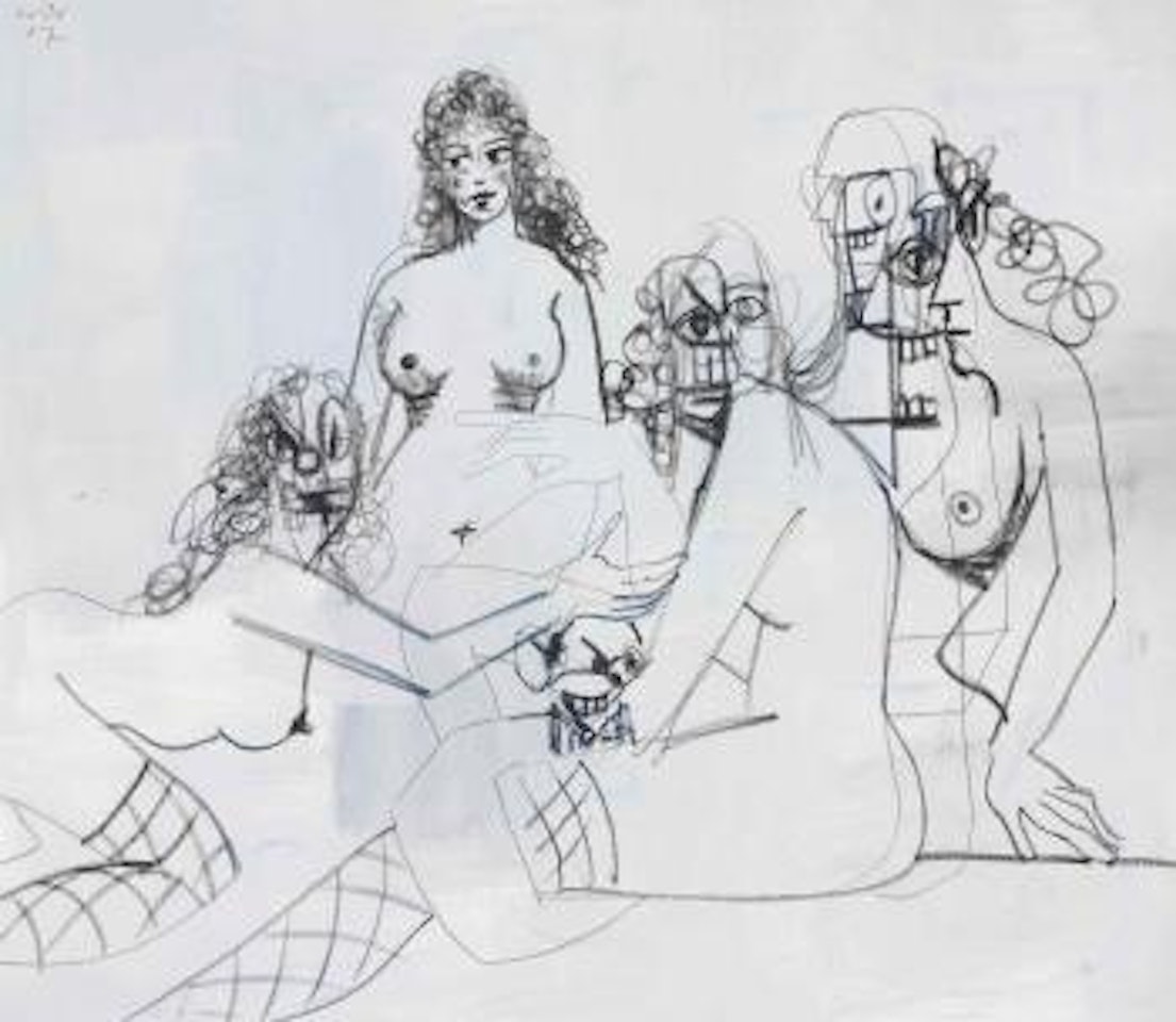 Rodrigo with Female by George Condo