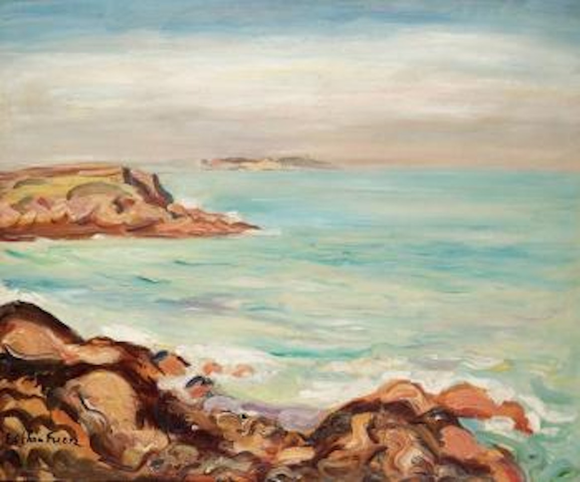 La mer à Saint-Malo by Othon Friesz