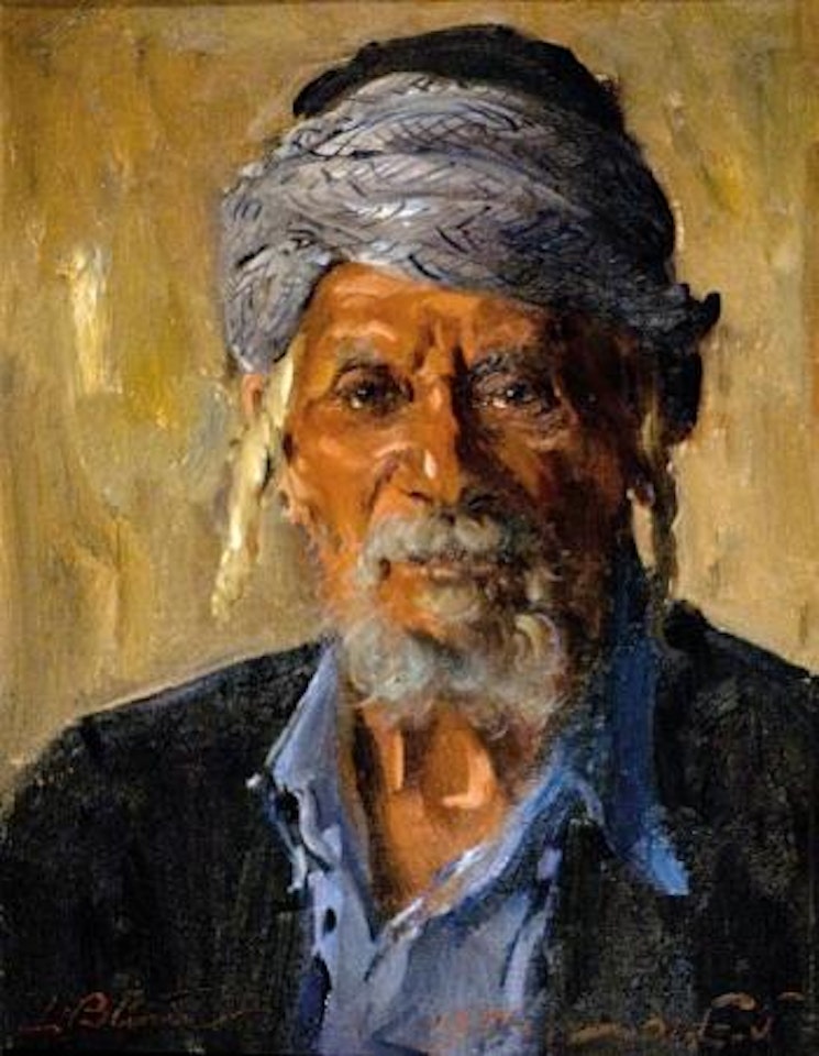 Portrait of Yemenite Jew by Ludwig Blum