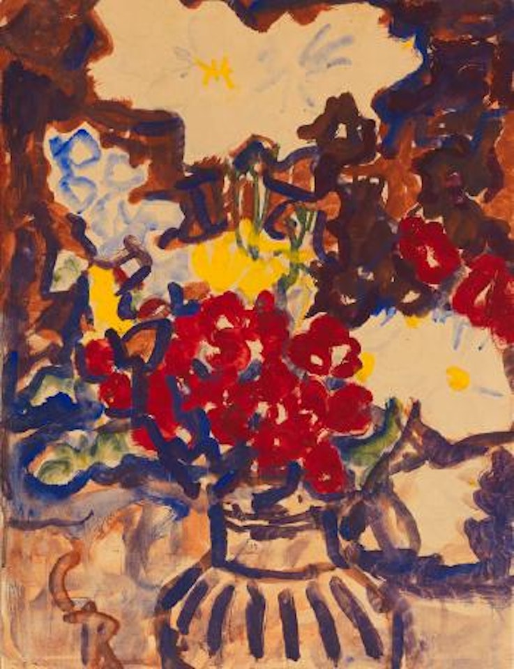 Bunter Sommerblumenstrauß by Christian Rohlfs