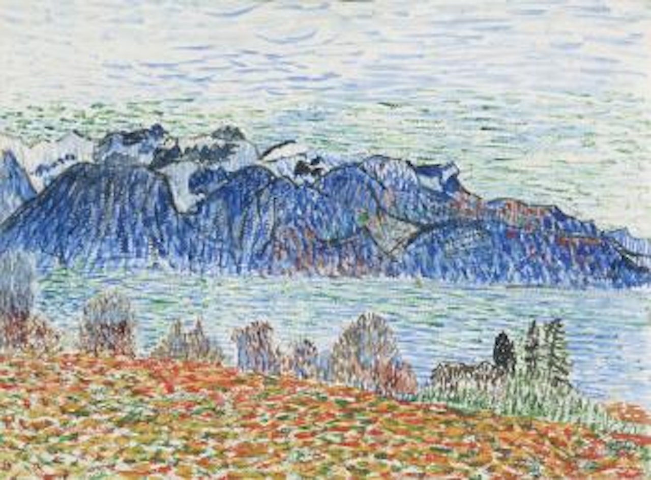 Emmental Im Nebelmeer, 1940 by Cuno Amiet