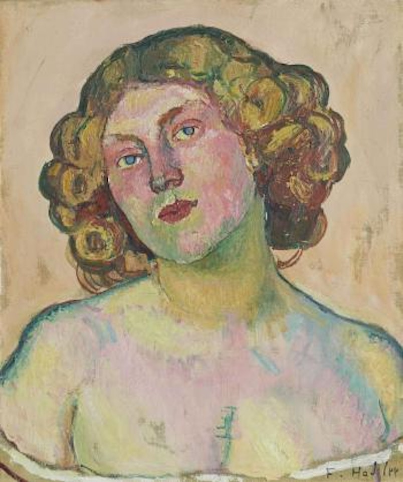 Bildnis Régina Morgeron, Um 1911 by Ferdinand Hodler