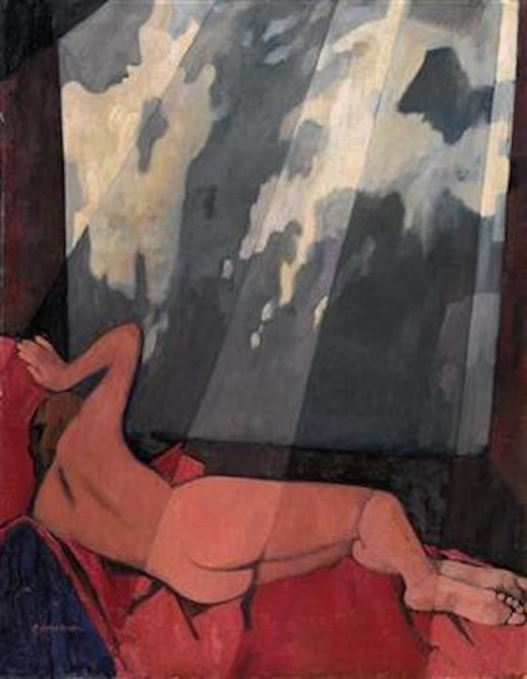 Nudo disteso by Felice Casorati