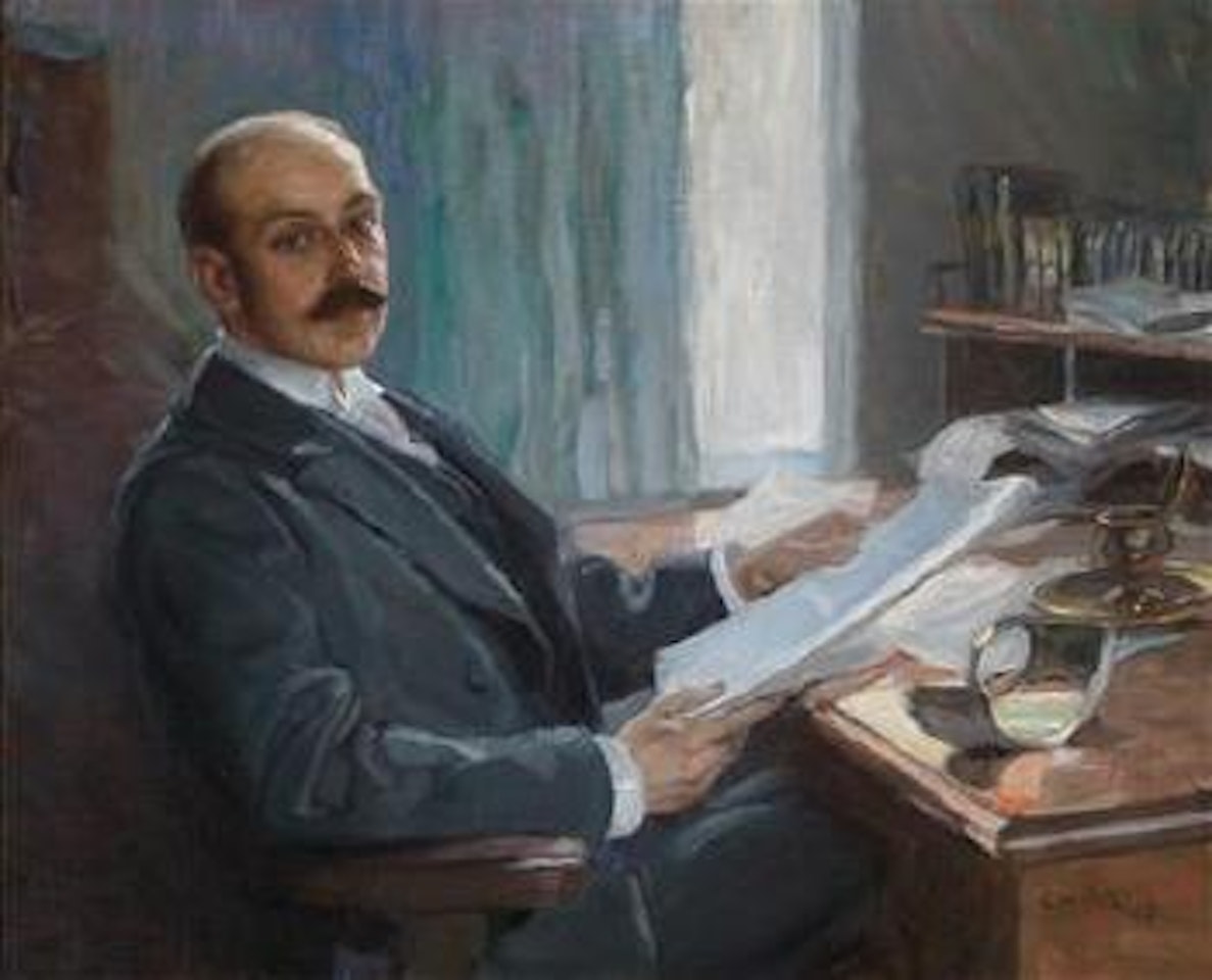 Landesgerichtsrat Dr. Homan by Leo Putz
