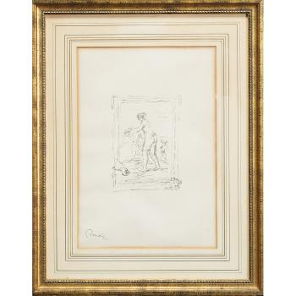 Femme au cep de vigne (2e variante) (delteil 46) by Pierre-Auguste Renoir