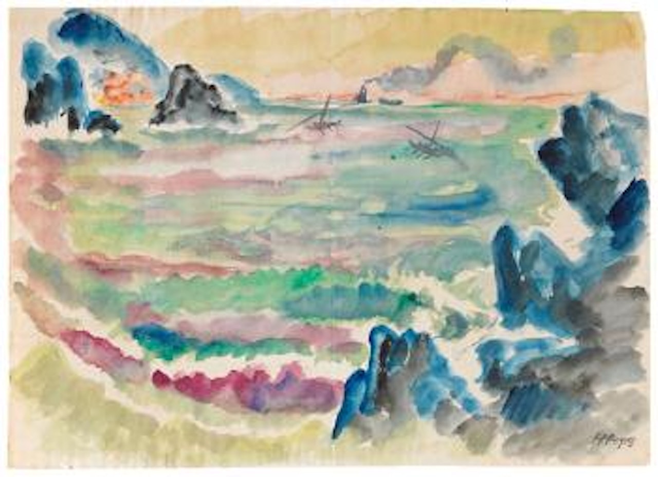 Monterosso al mare by Max Pechstein