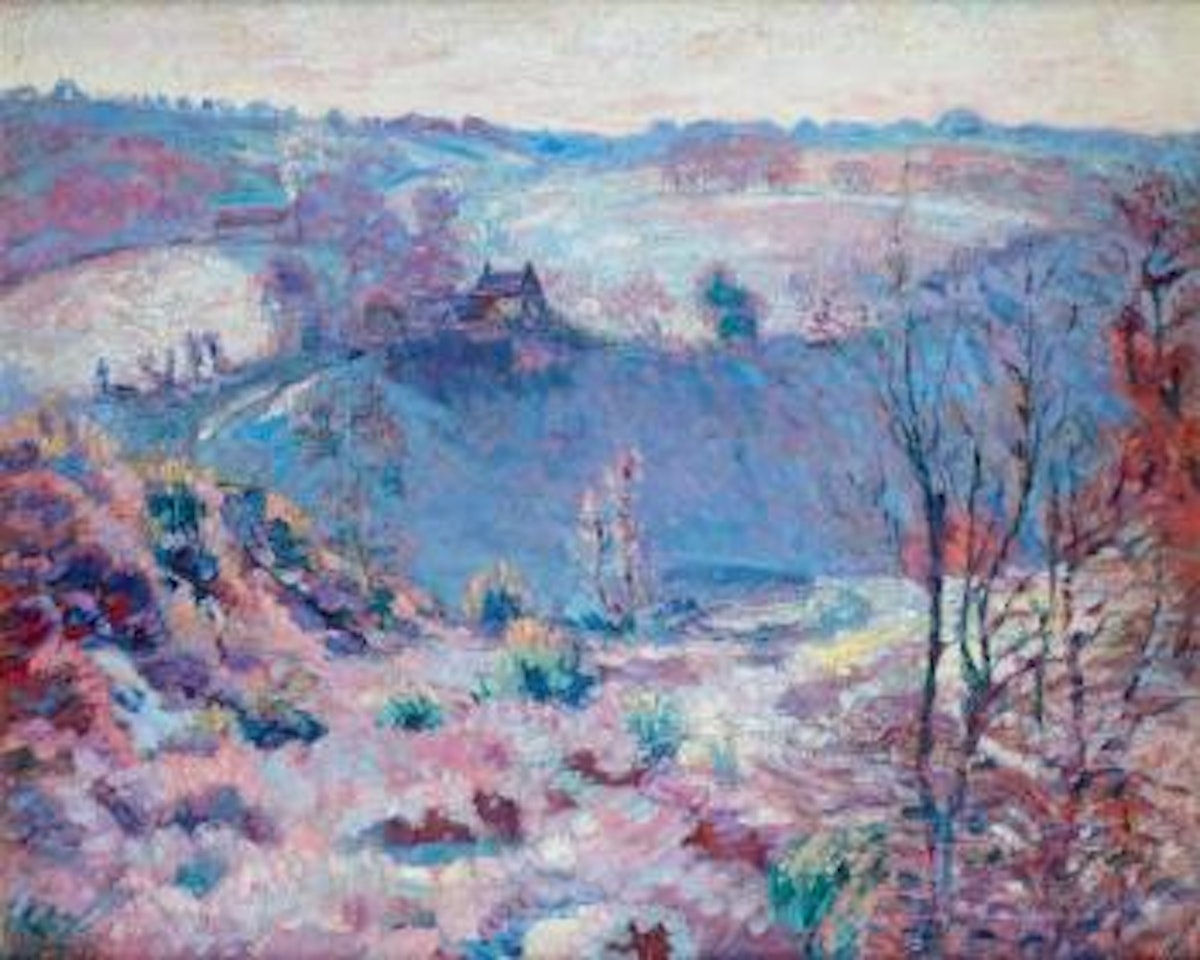 Paysage de Creuse sous la neige by Armand Guillaumin