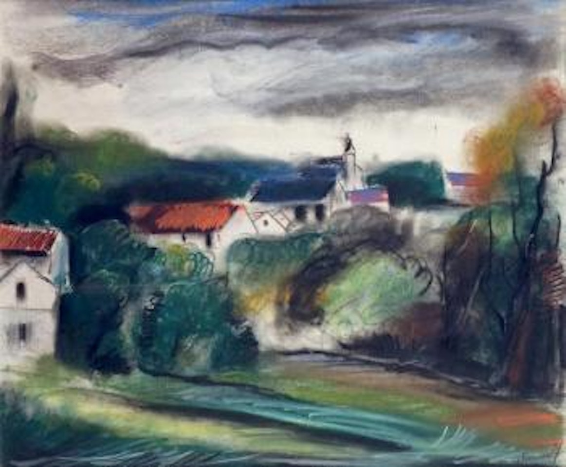 Le village by Maurice de Vlaminck
