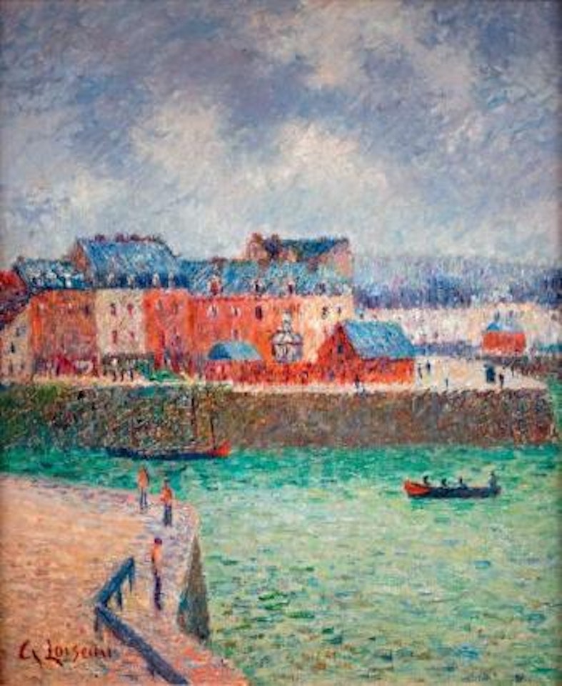 Dieppe, l'avant-port by Gustave Loiseau