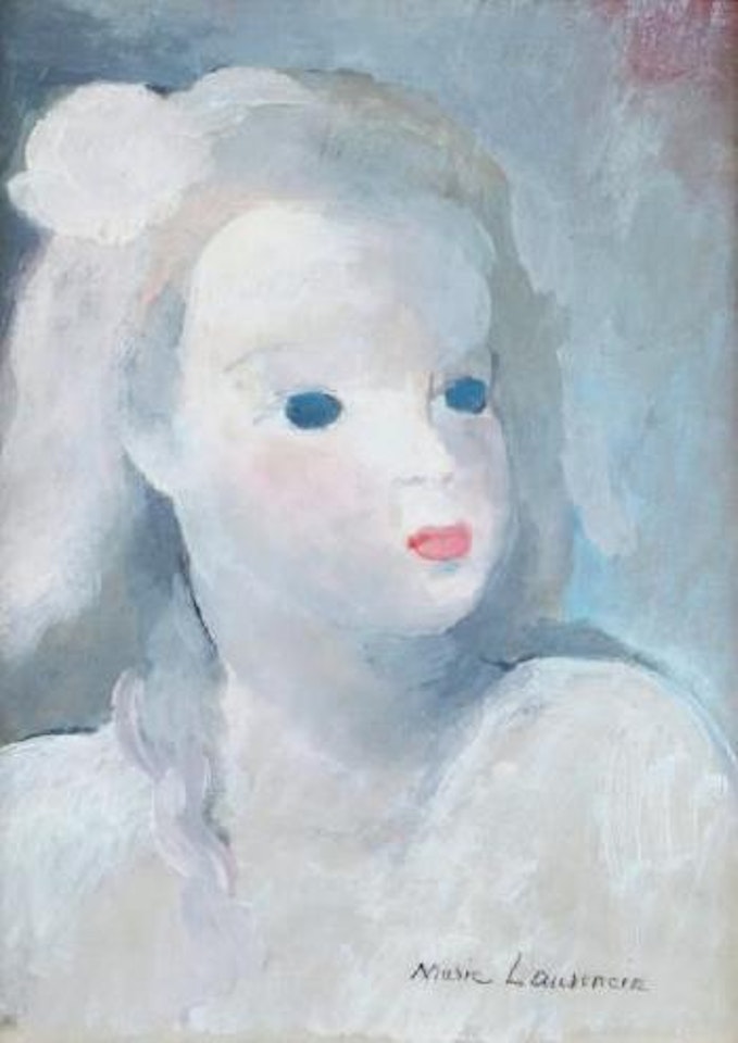 Portrait de jeune fille by Marie Laurencin