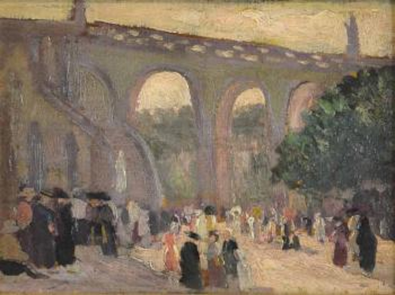 The Viaduct by Ethel Carrick Fox