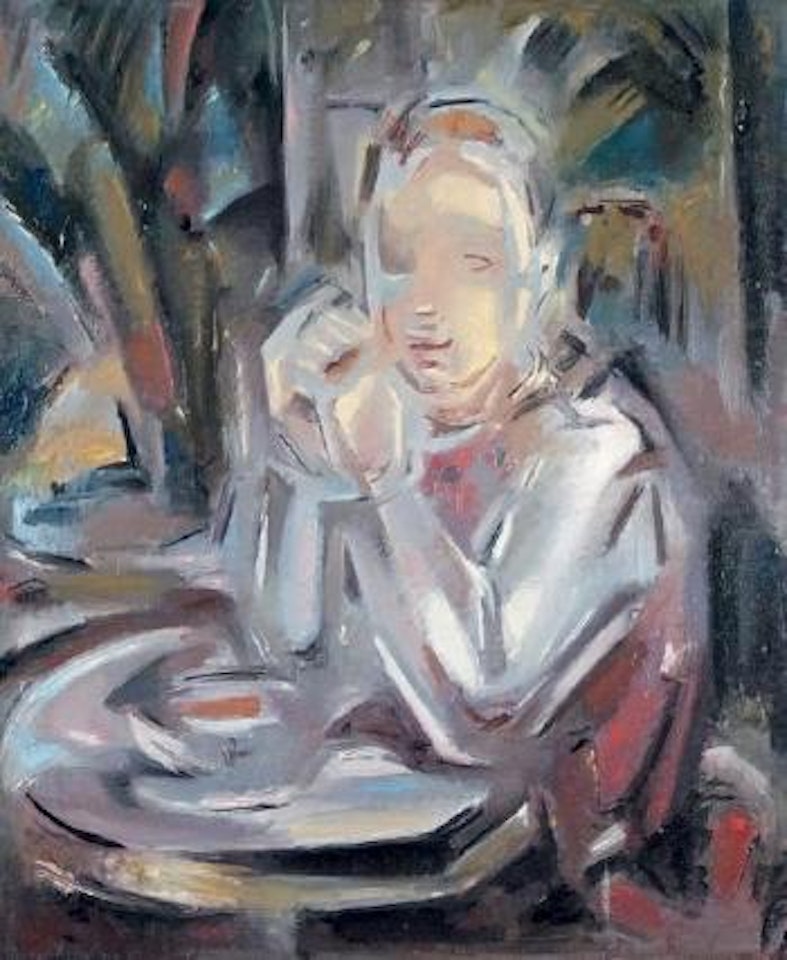 À l'heure du thé by Maria Blanchard