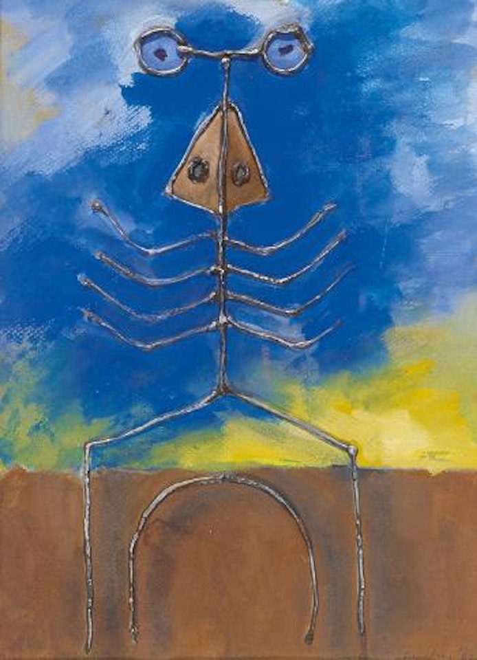 Emerging god by Albert Tucker