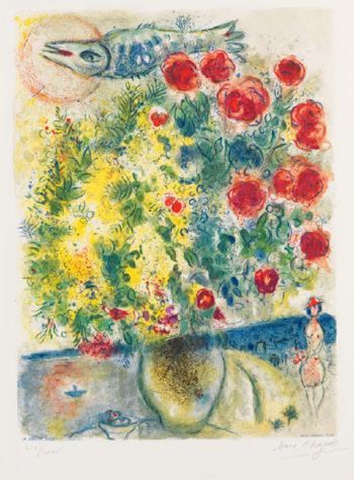 Rosen und Mimosen by Marc Chagall