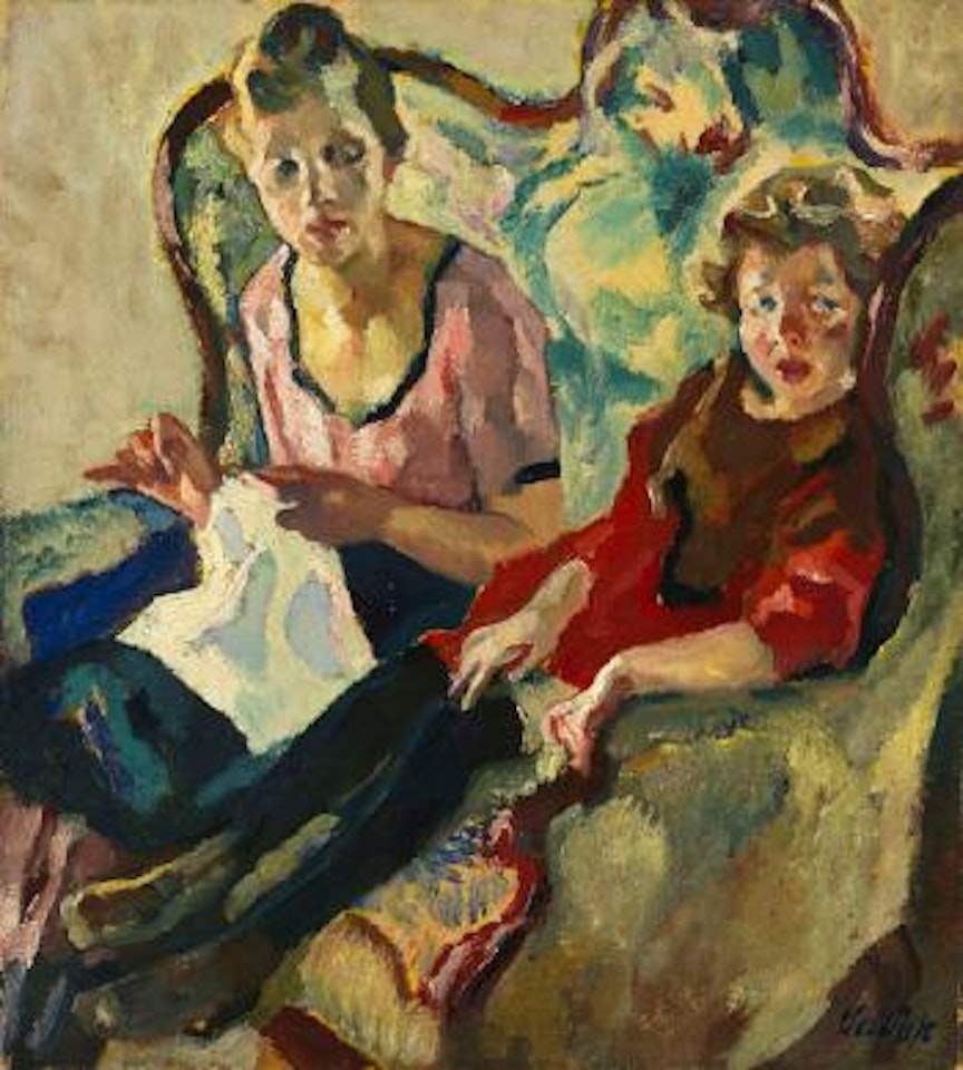 Lisl und Buberl by Leo Putz