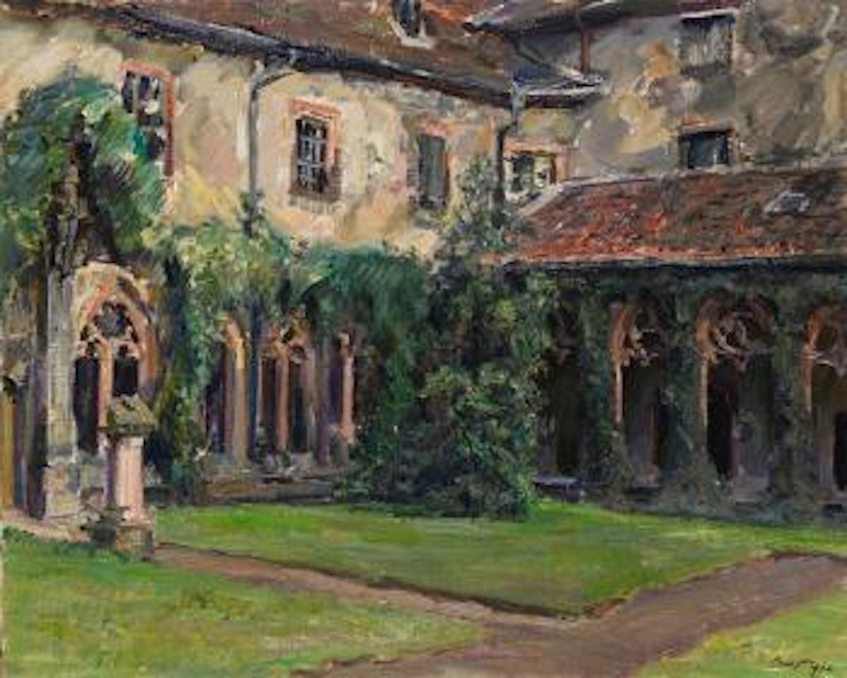 Kreuzgang des Augustinerklosters in Landau II by Max Slevogt