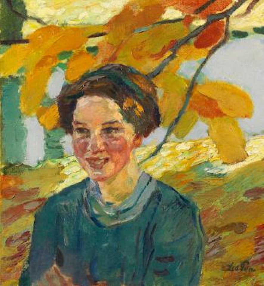 Mädchenporträt by Leo Putz