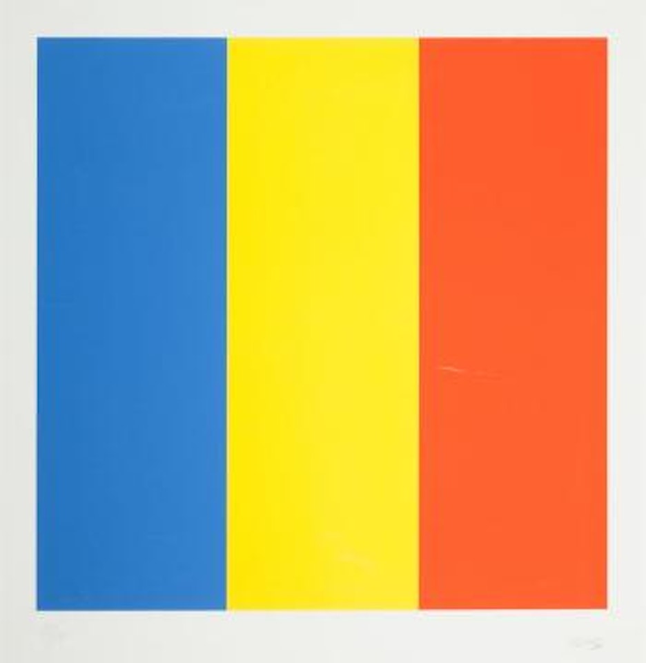 Blue/Yellow/Red by Ellsworth Kelly