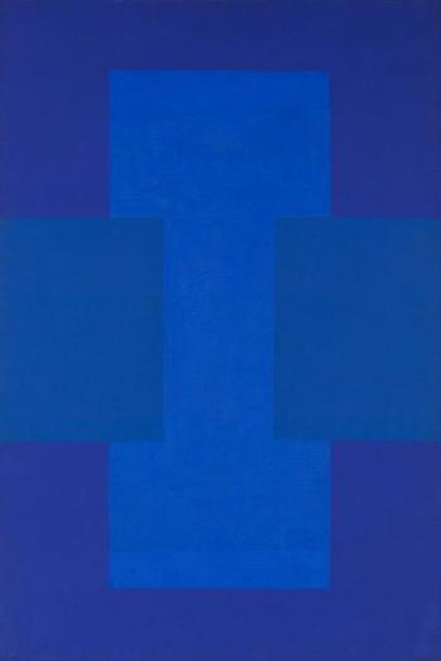 Untitled (Blue-Purple Painting) by Ad Reinhardt
