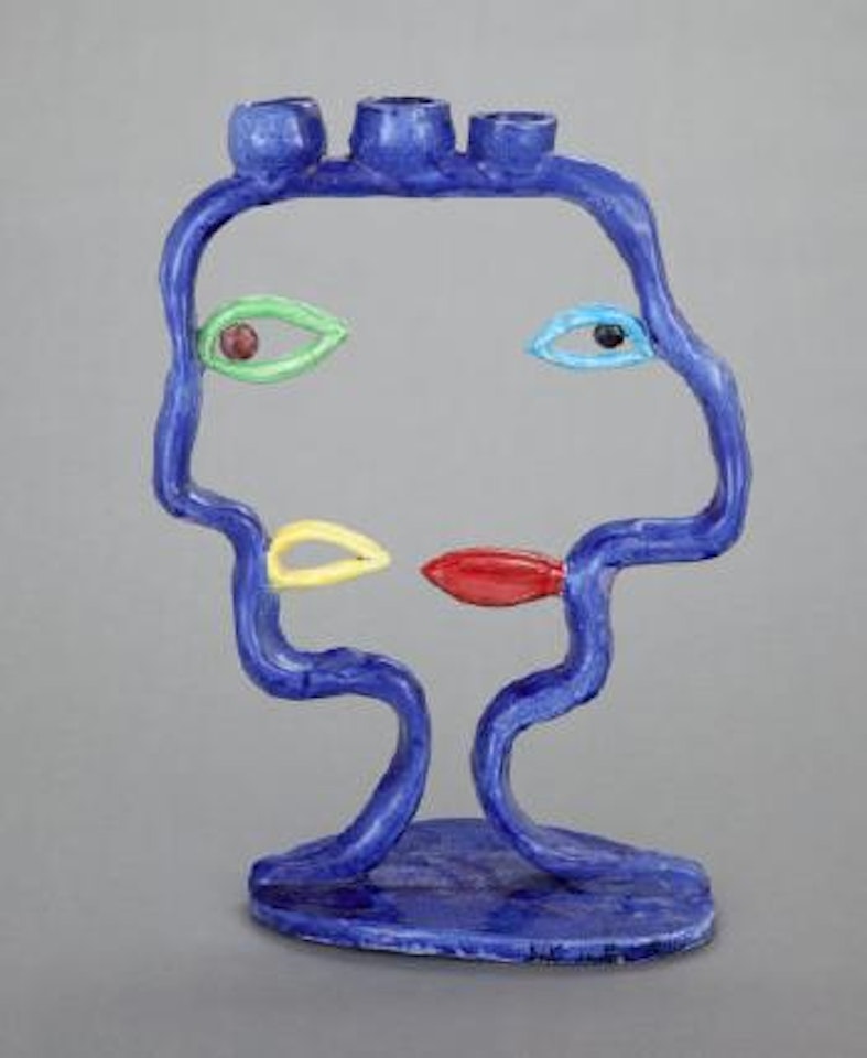 Double-profile Candelabra by Niki de Saint Phalle