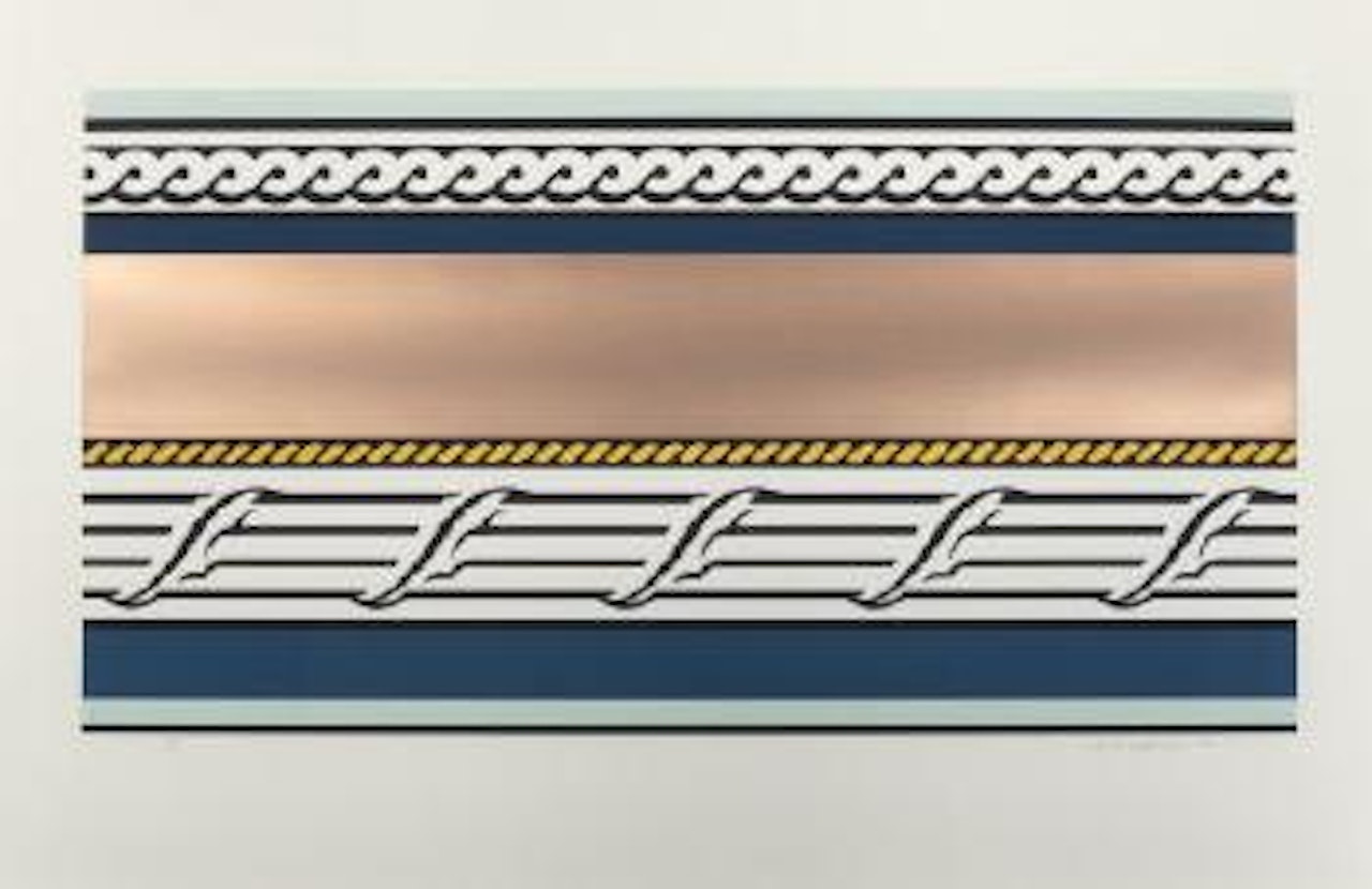 Entablature IV (from the Entablature series) by Roy Lichtenstein