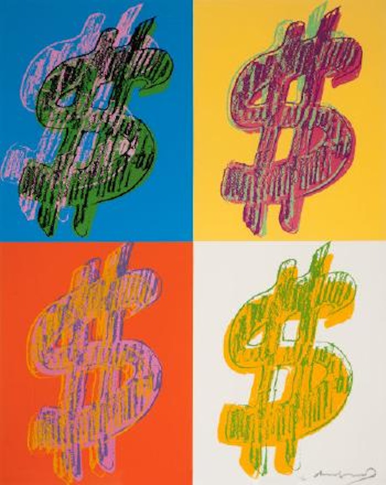 $ (Quadrant) by Andy Warhol