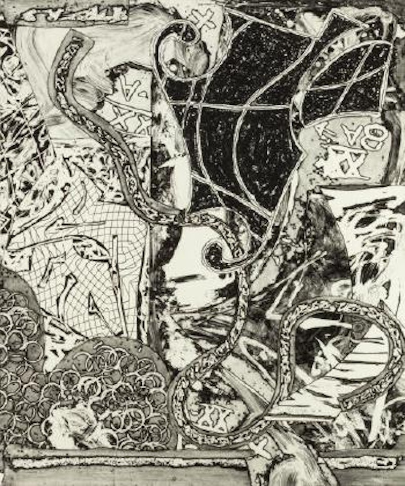 Engraving IX (from Swan engraving) by Frank Stella