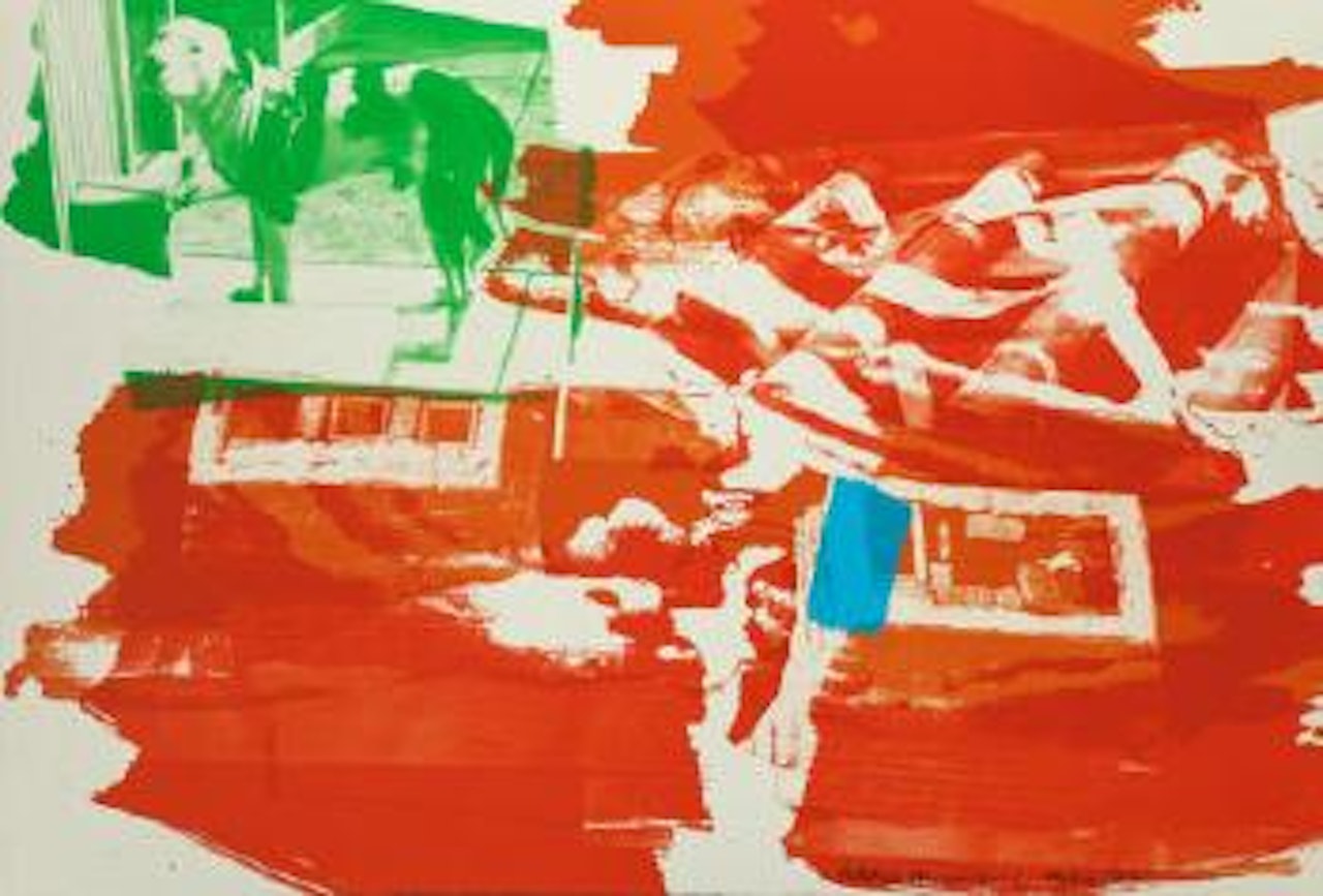 Rust Pursuit (from the Illegal Tender L.A. series) by Robert Rauschenberg