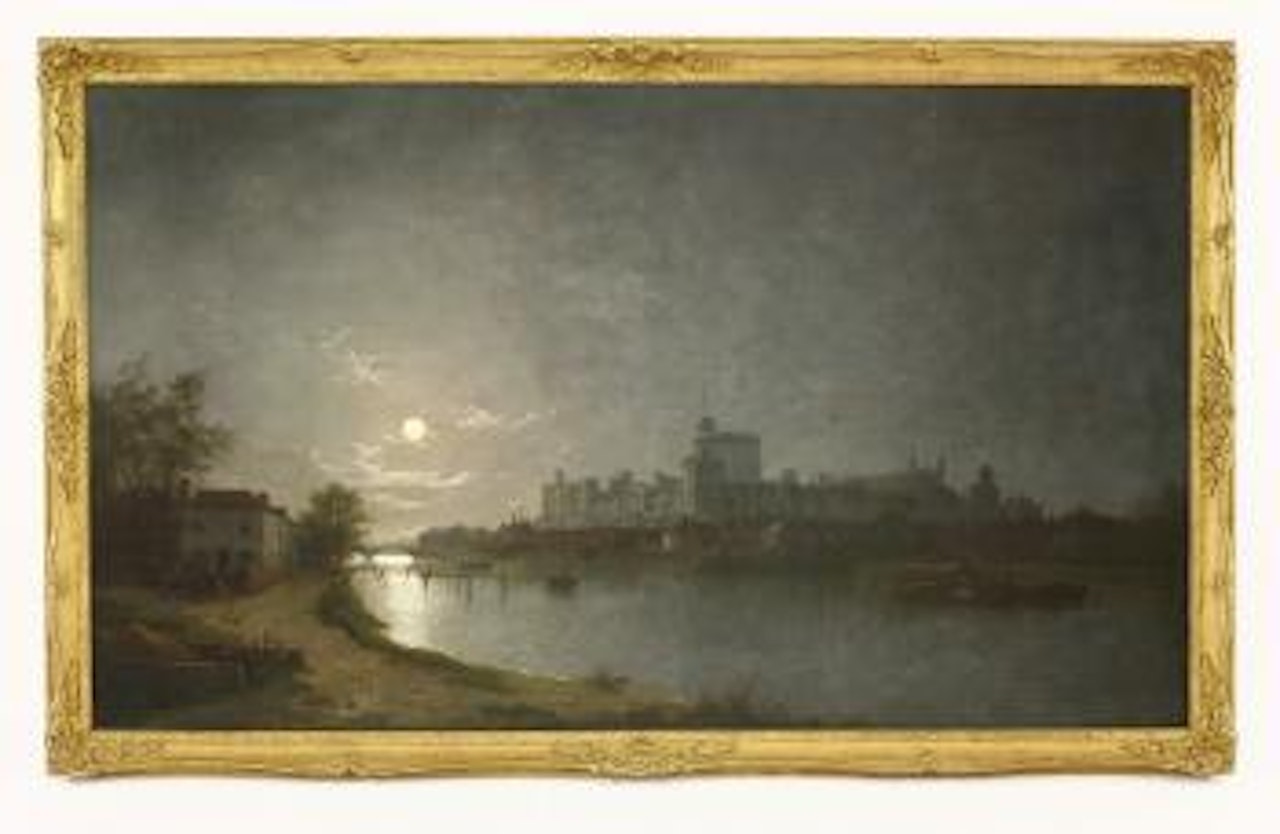 Winder castle by Moonlight by Henry Pether