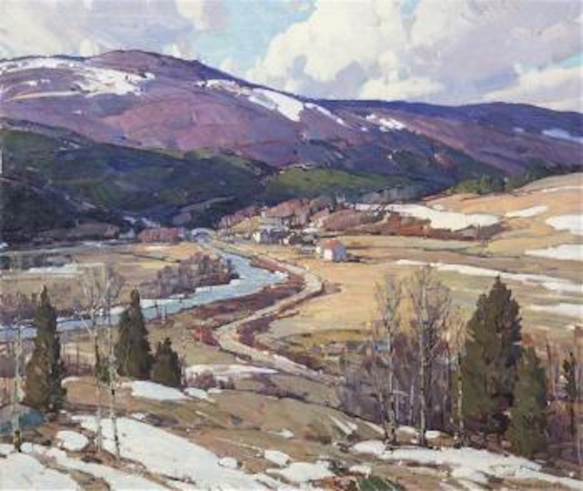 March Winds, Vermont by Aldro Thompson Hibbard