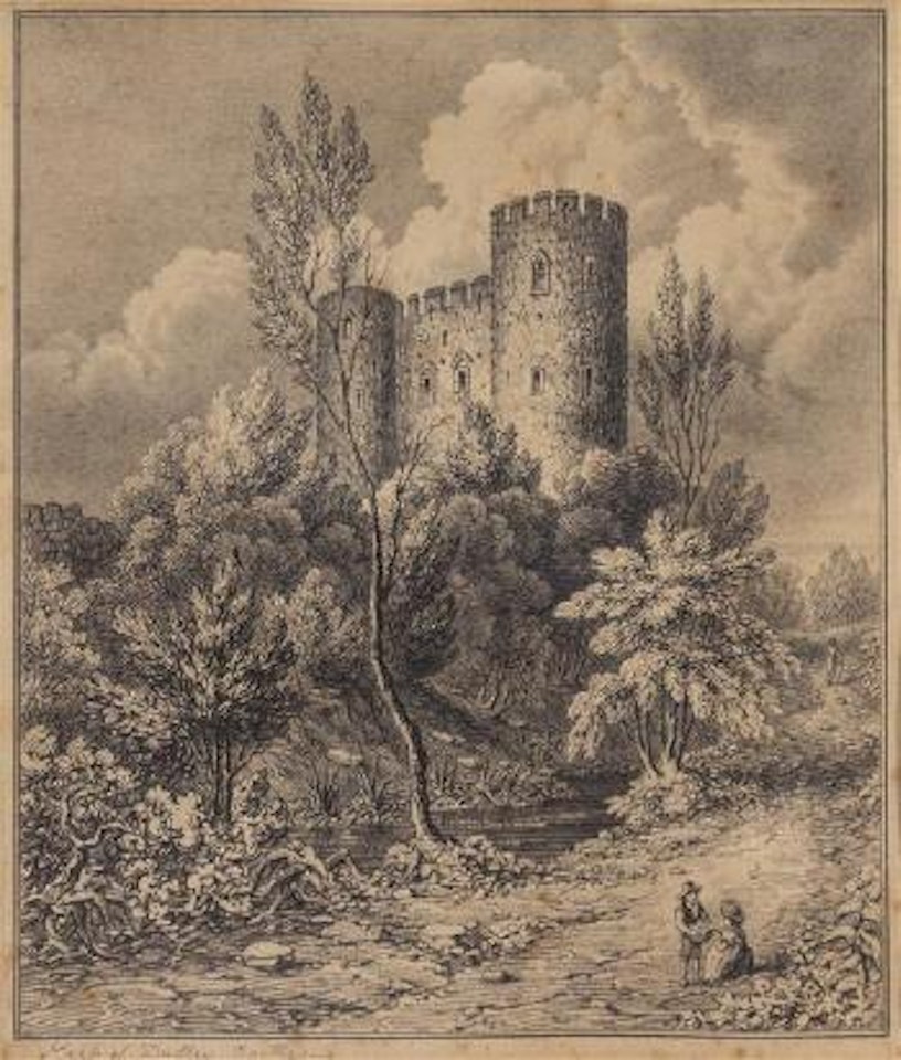 Keep of Dudley Castle by Thomas Girtin