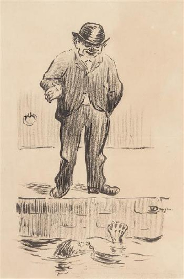 Un Homme a la Seine by Kees van Dongen
