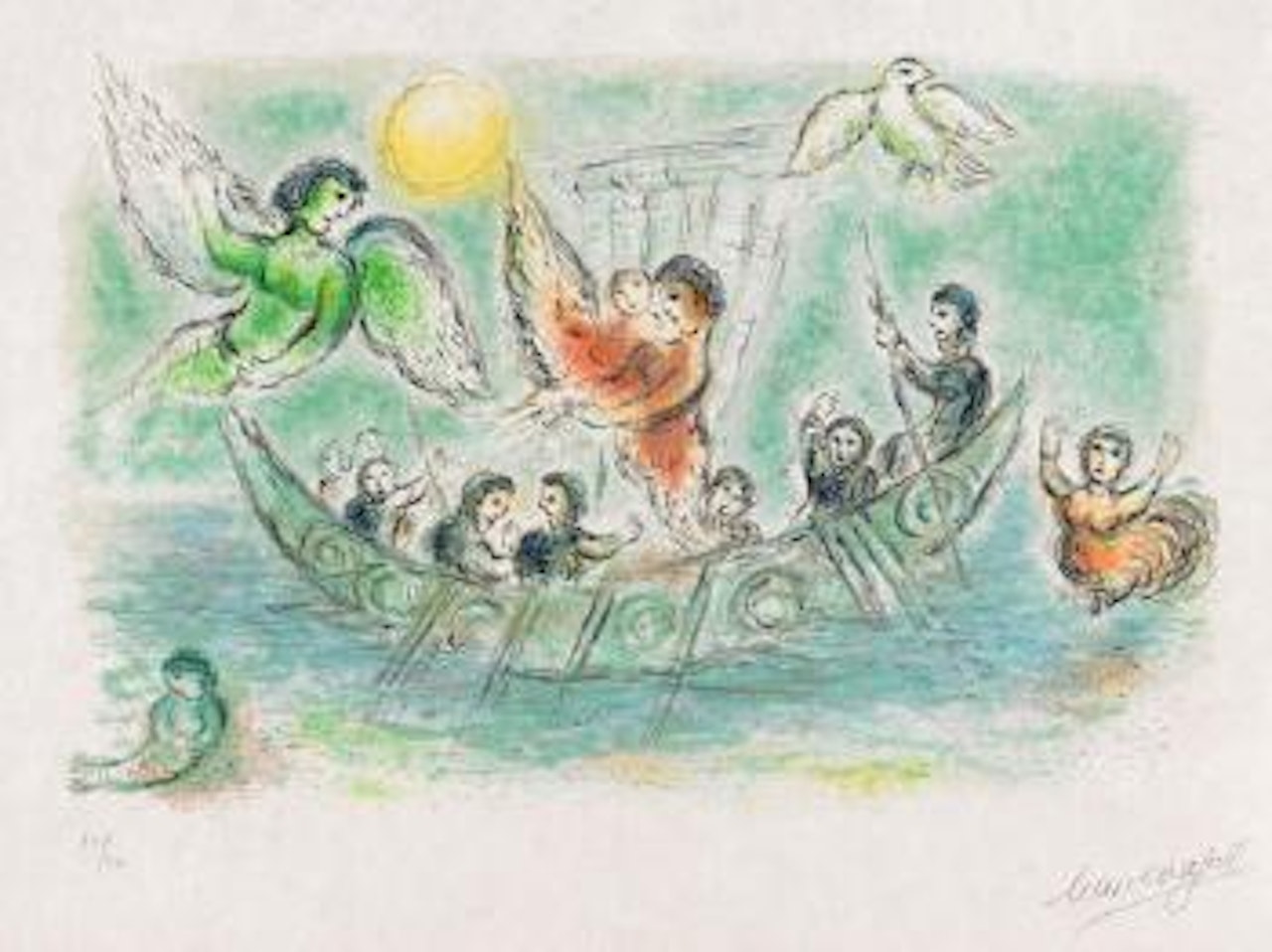 Die Sirenen by Marc Chagall