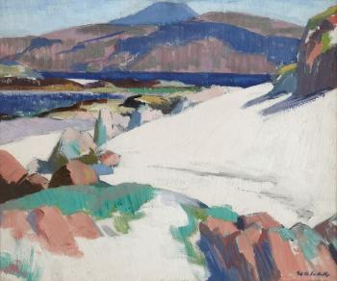 Iona, North End and Ben More, Mull by Francis Campbell Boileau Cadell